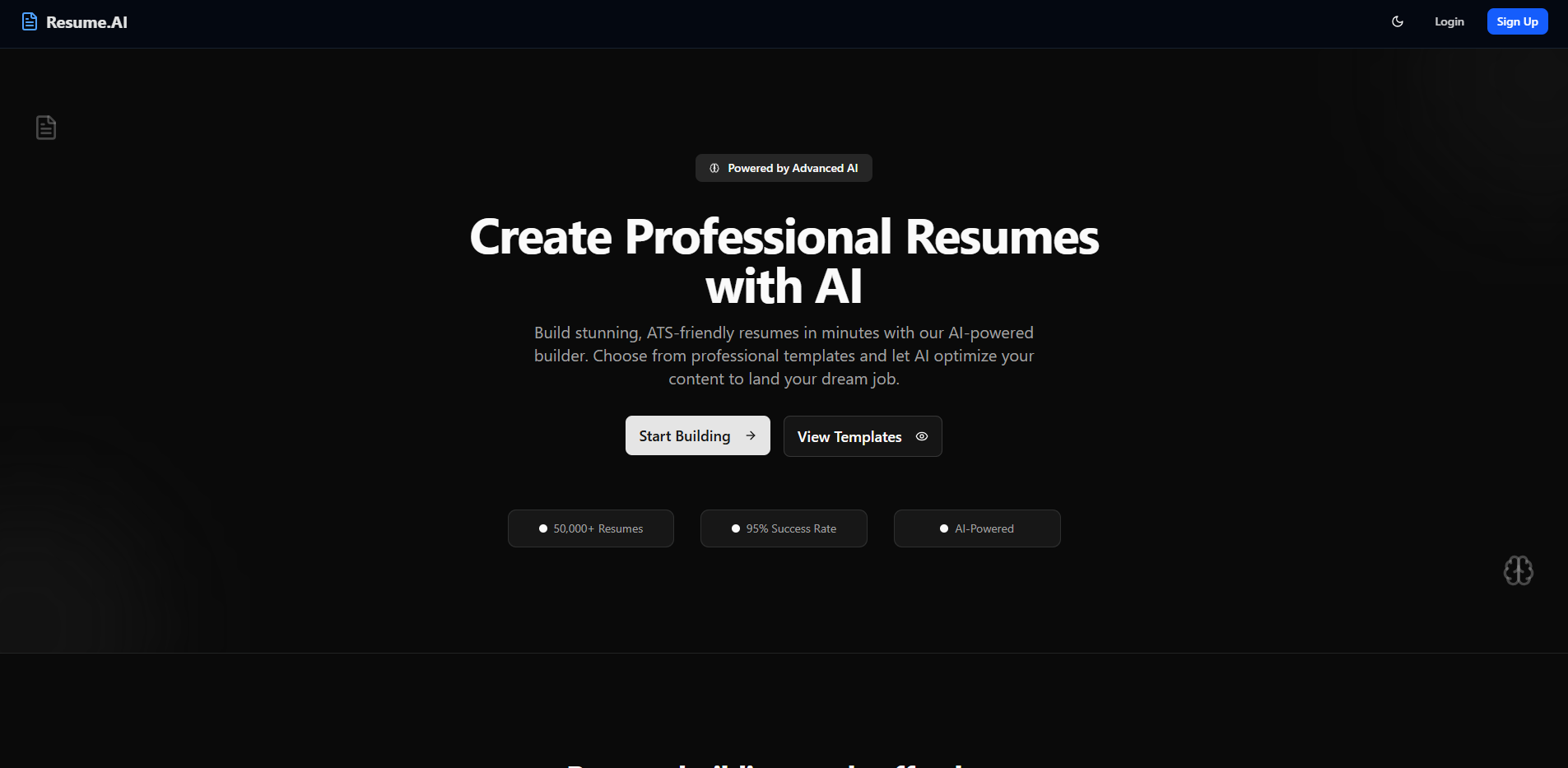 Resume.AI preview